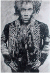Hendrix. Charcoal. IN COLLECTION.